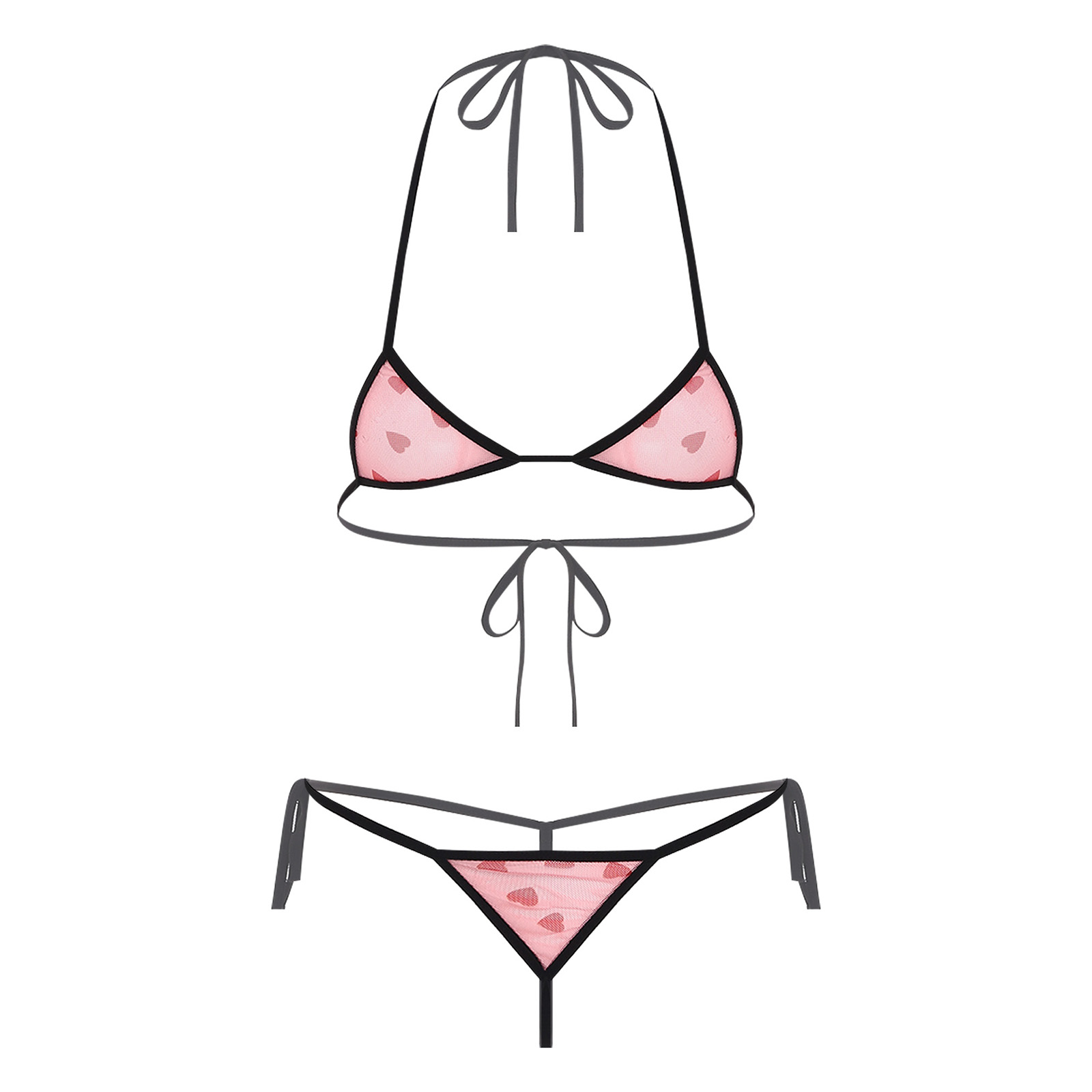 Womens Micro Mini Bikini Linge - Sheer Bra Lace のレビューと価格