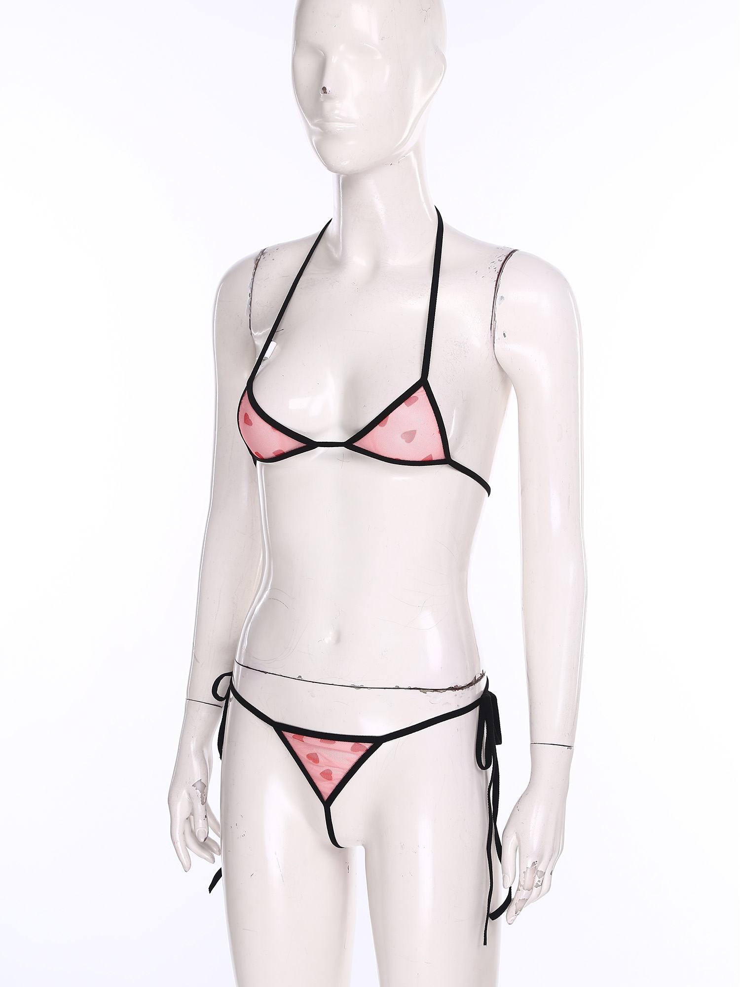 Womens Micro Mini Bikini Linge - Sheer Bra Lace のレビューと価格
