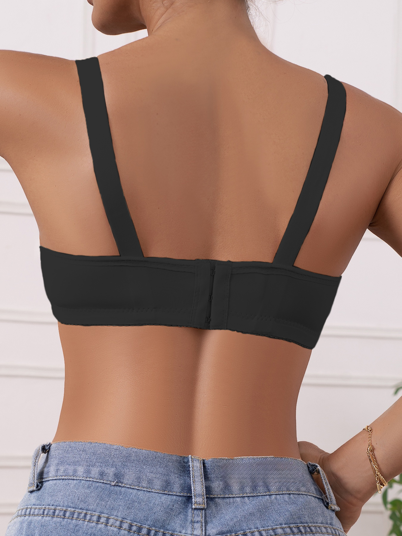 1pc Women's Seamless Wireless  - Full Coverage Bra のレビューと価格