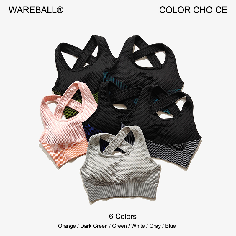 WAREBALL 6 Colors Yoga Sport B - Sports Bra Racerback のレビューと価格