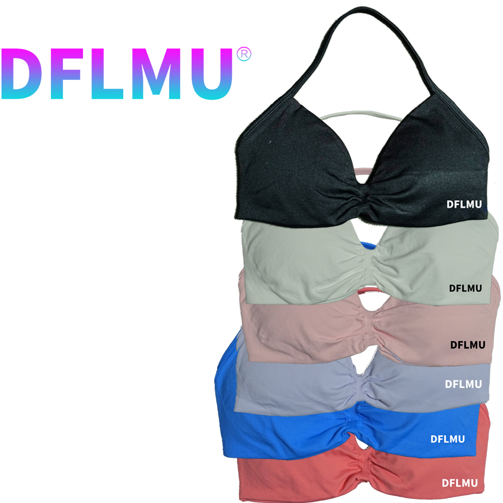DFLMU Women Halter Sports Bra  - Underwire Bra Padded のレビューと価格