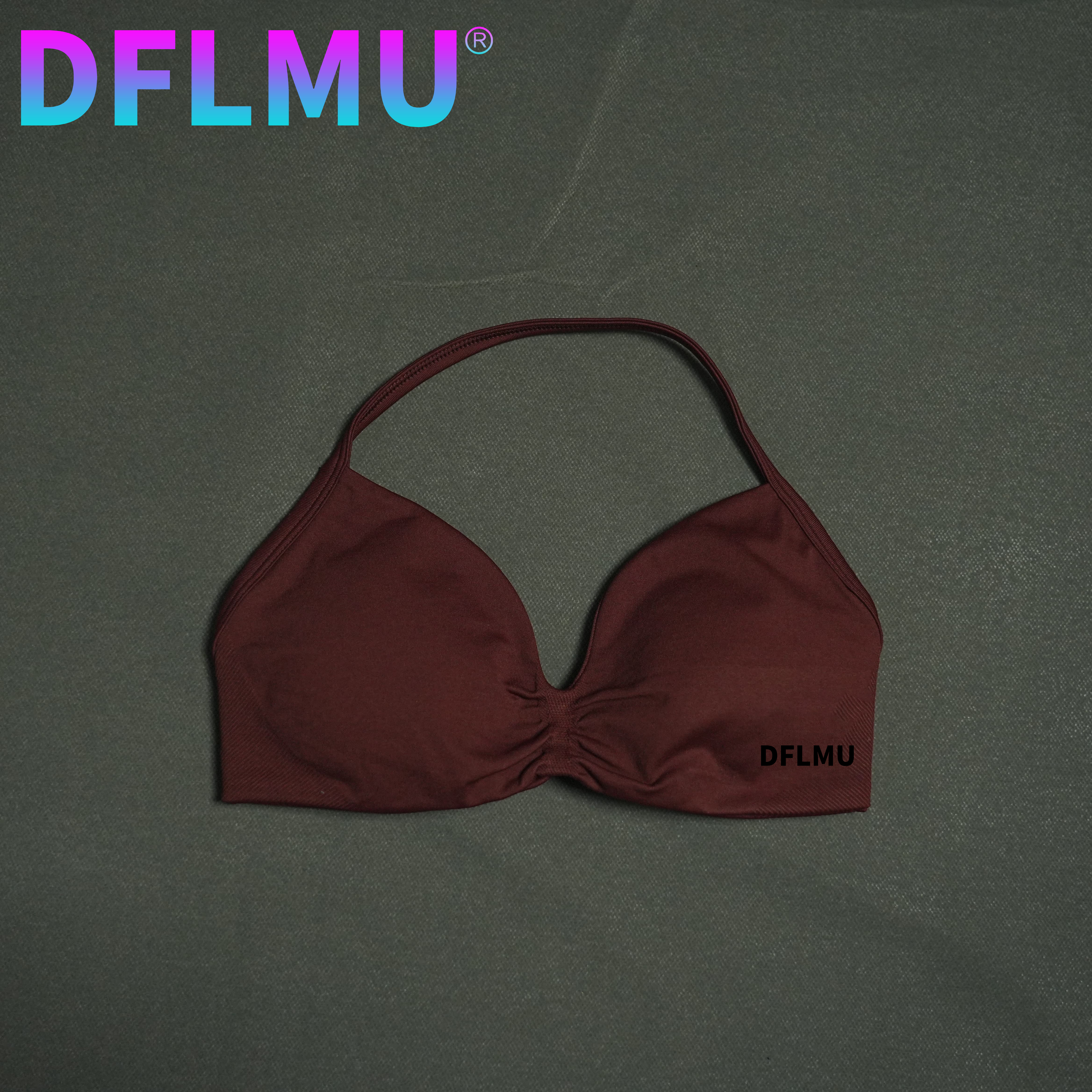 DFLMU Women Halter Sports Bra  - Underwire Bra Padded のレビューと価格