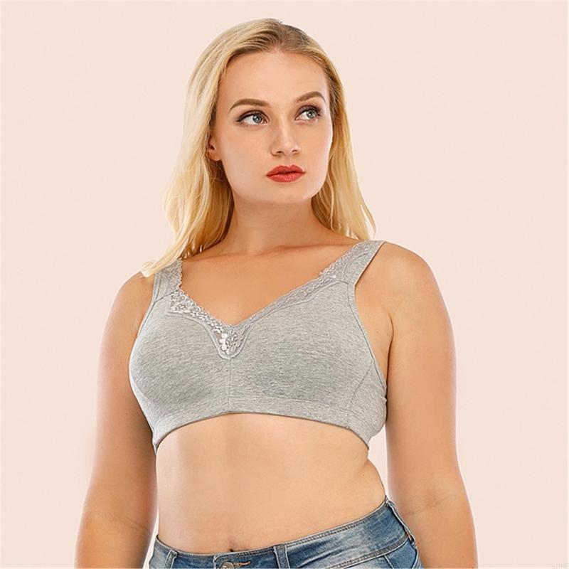 L38E Womens Wireless Big Size  - Cotton Bra Everyday のレビューと価格