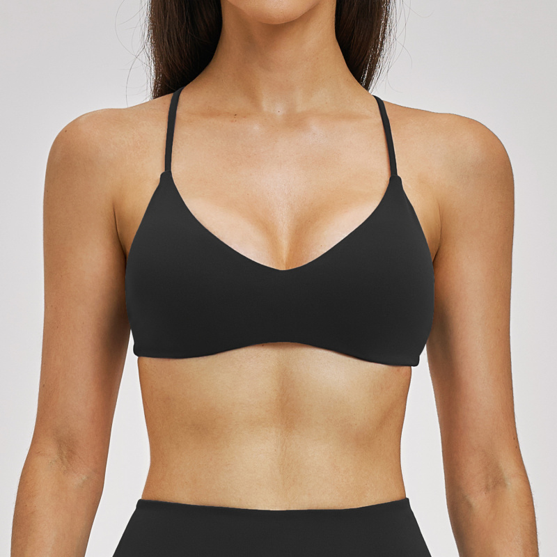 Backless Yoga Bra Gym Women Sp - Sports Bra Racerback のレビューと価格