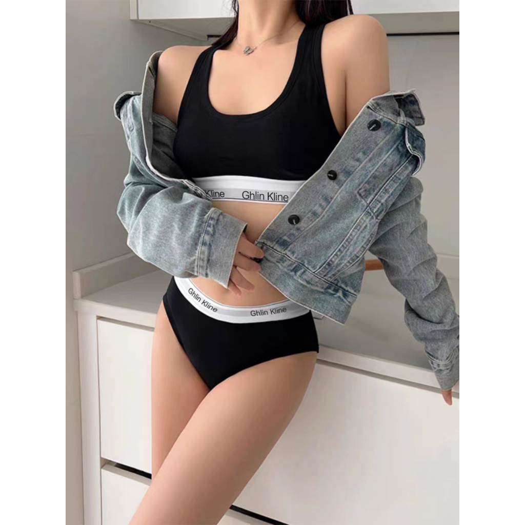 2PCS Ghlin Kline Underwear wit - Cotton Bra Everyday のレビューと価格