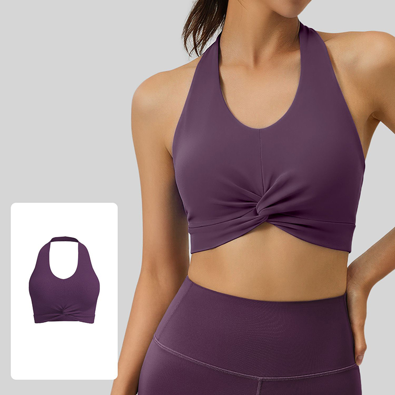 New Women Halter Neck Sports B - Underwire Bra Padded のレビューと価格