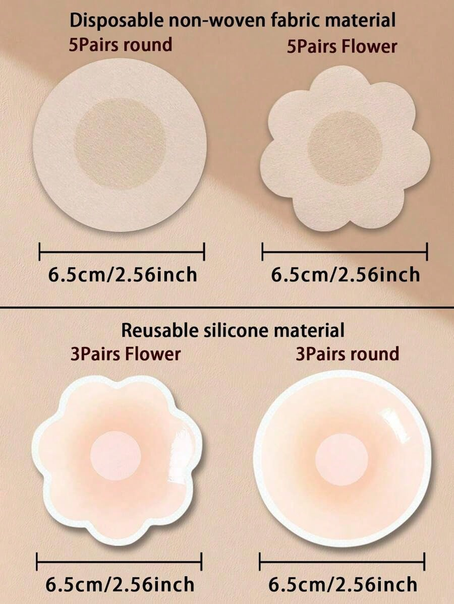 2Pcs Of Packaged Breast Sticke - Push Up Bra Silicone のレビューと価格