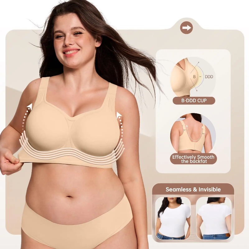 Large Size Non Marking Sports  - Full Coverage Bra のレビューと価格