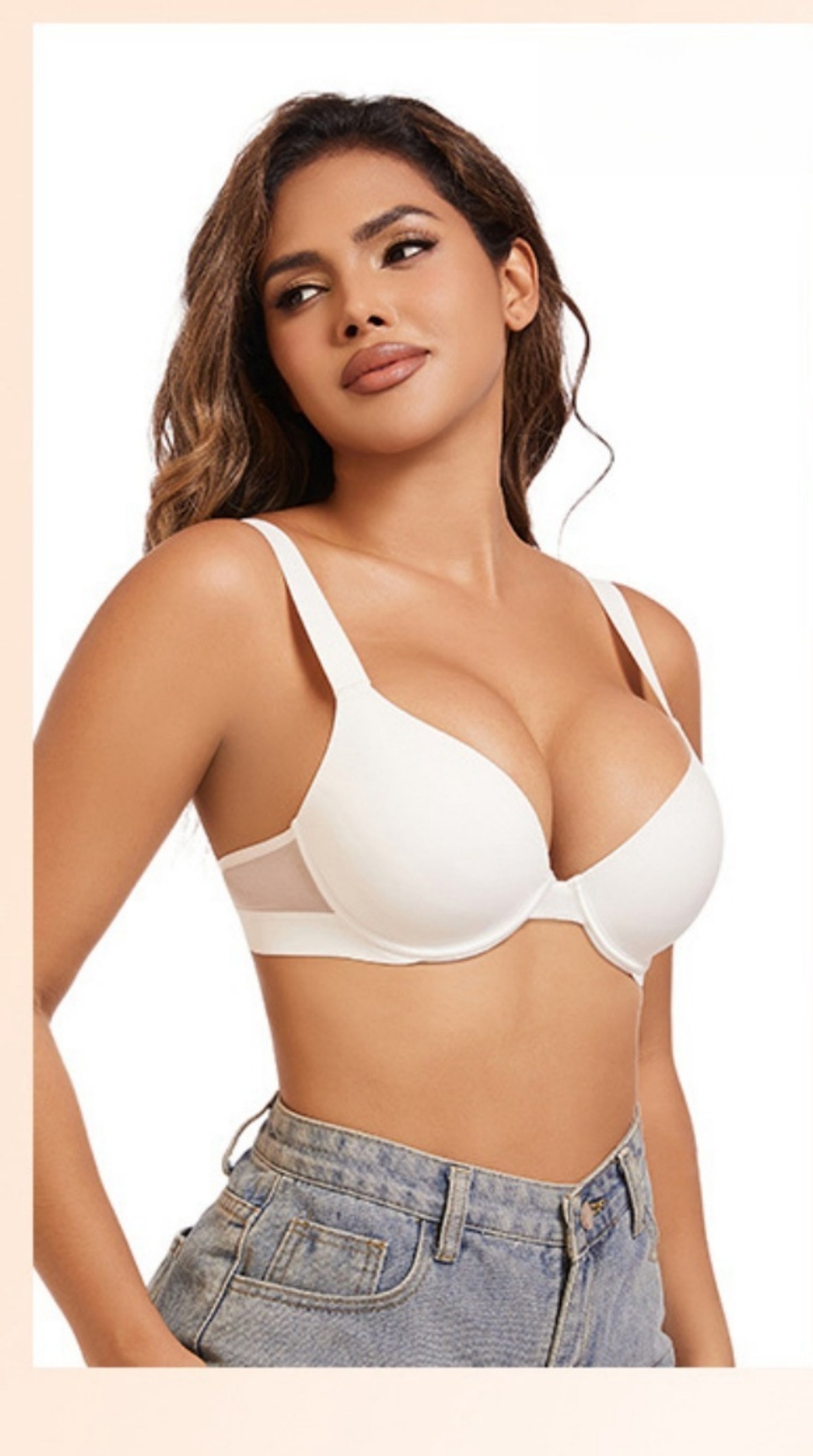 2025 Women's Plus Size Push Up - Demi Bra Balconette のレビューと価格
