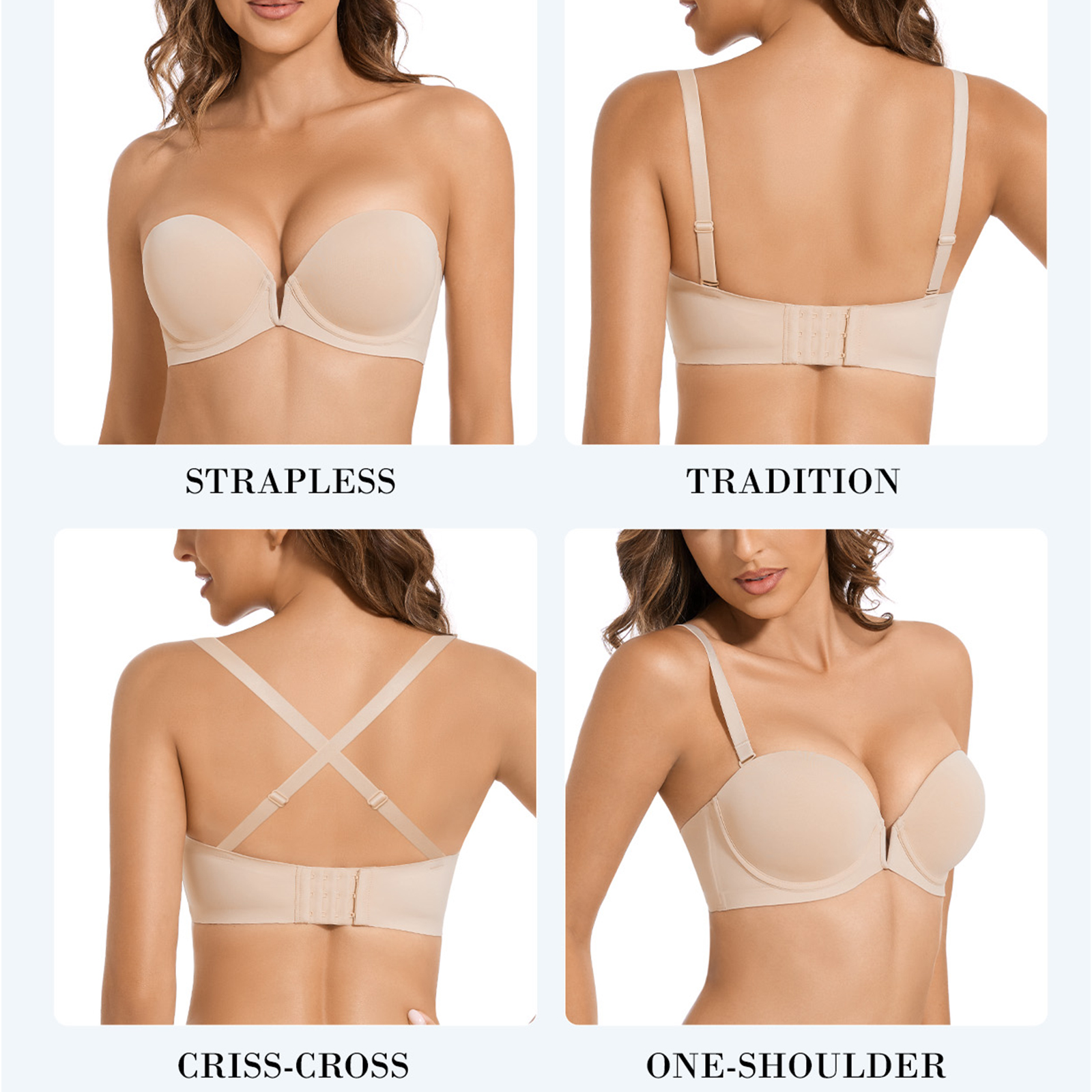 New Bra Push Up Underwire Ultr - Convertible Bra Multiway のレビューと価格