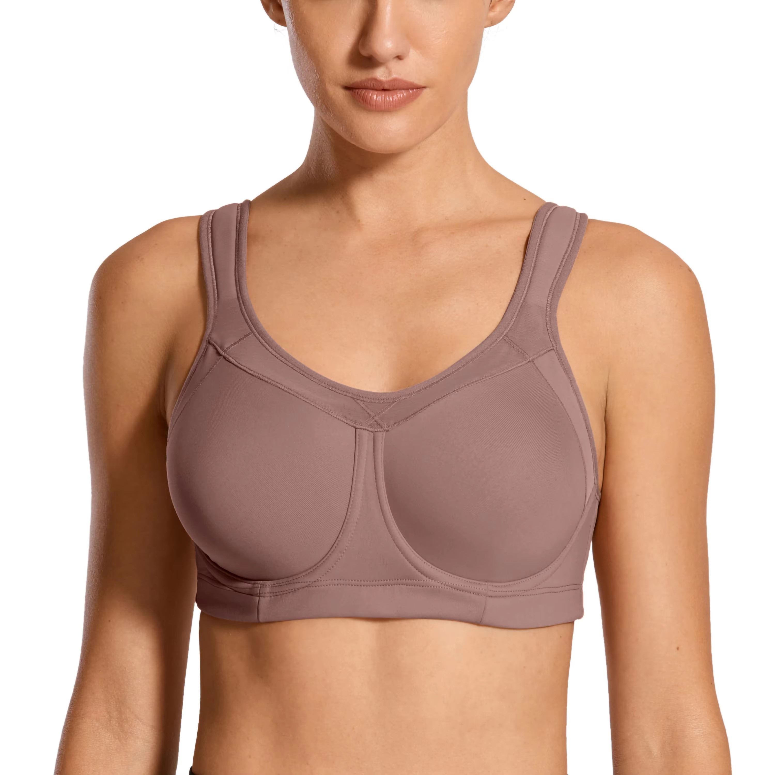 SYROKAN Women Sports bras High - Full Coverage Bra のレビューと価格
