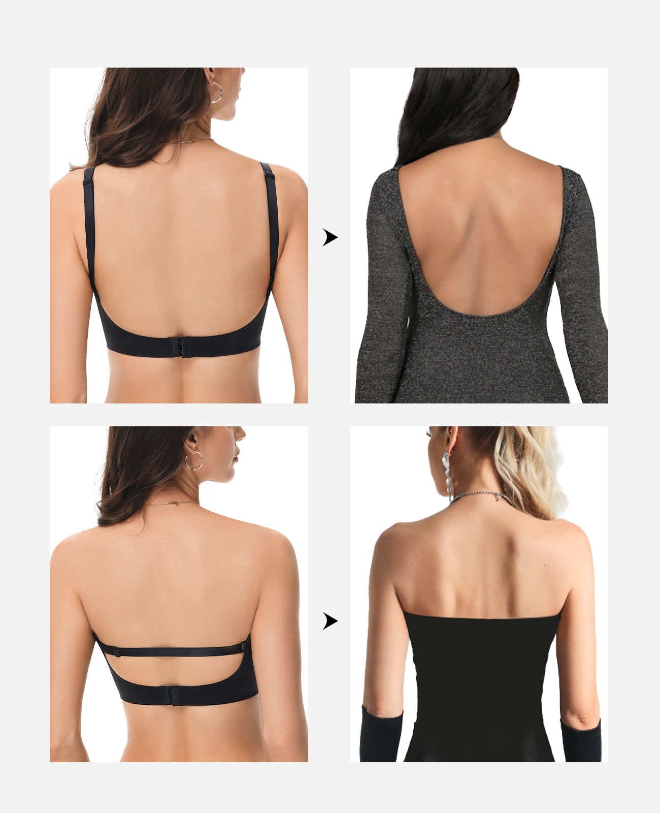 New Women Bras Everyday Sexy T - Convertible Bra Multiway のレビューと価格