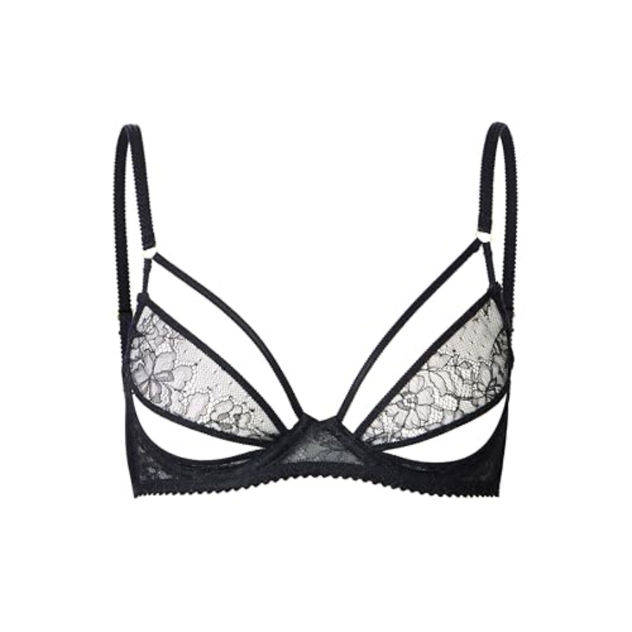 Faye Women's Sexy Lace Bra, Ba - Demi Bra Balconette のレビューと価格