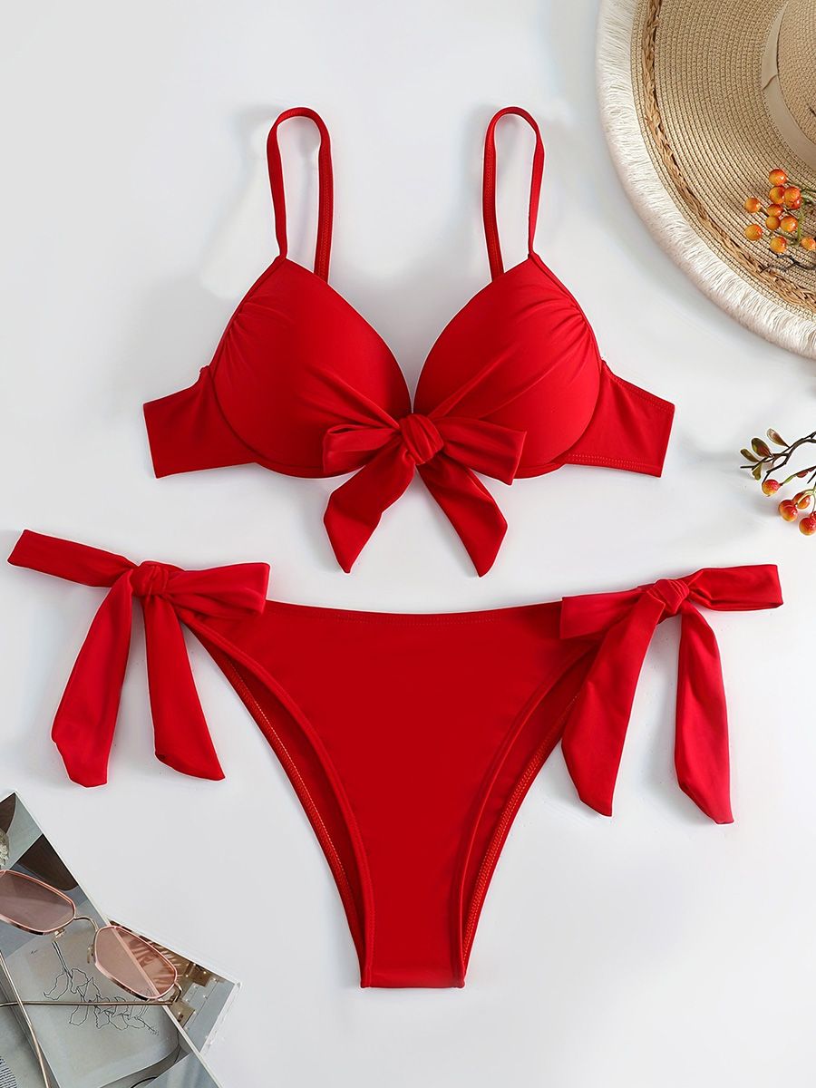 Sexy Knotted Underwired Bra Cu - Underwire Bra Padded のレビューと価格