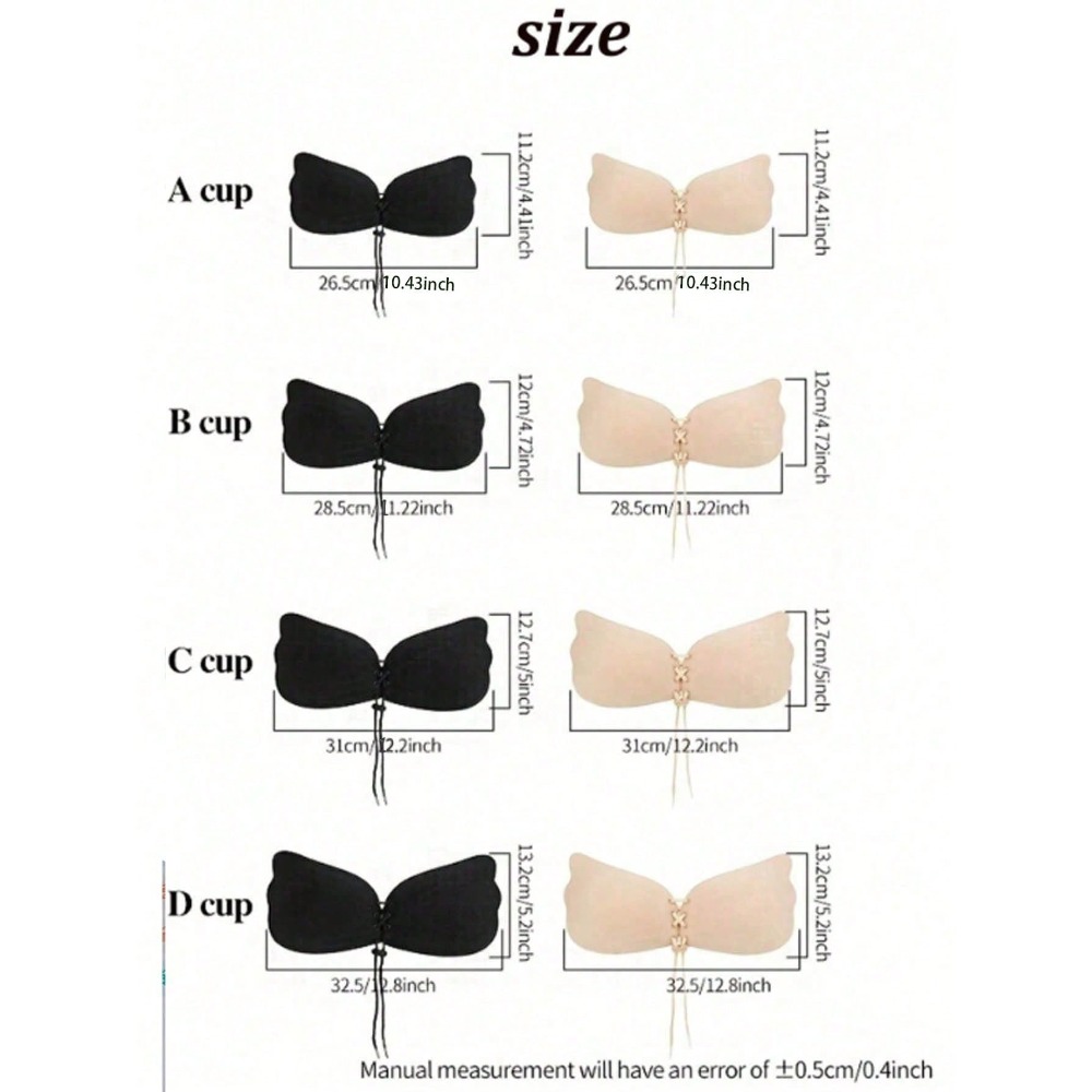 1/2pcs Wing-Shaped Adhesive Br - Strapless Bra Adhesive のレビューと価格