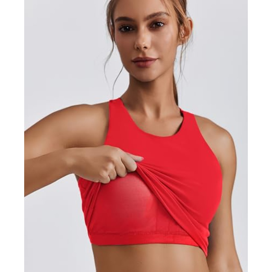 PINSPARK Women Sports Bra High - Sports Bra Racerback のレビューと価格