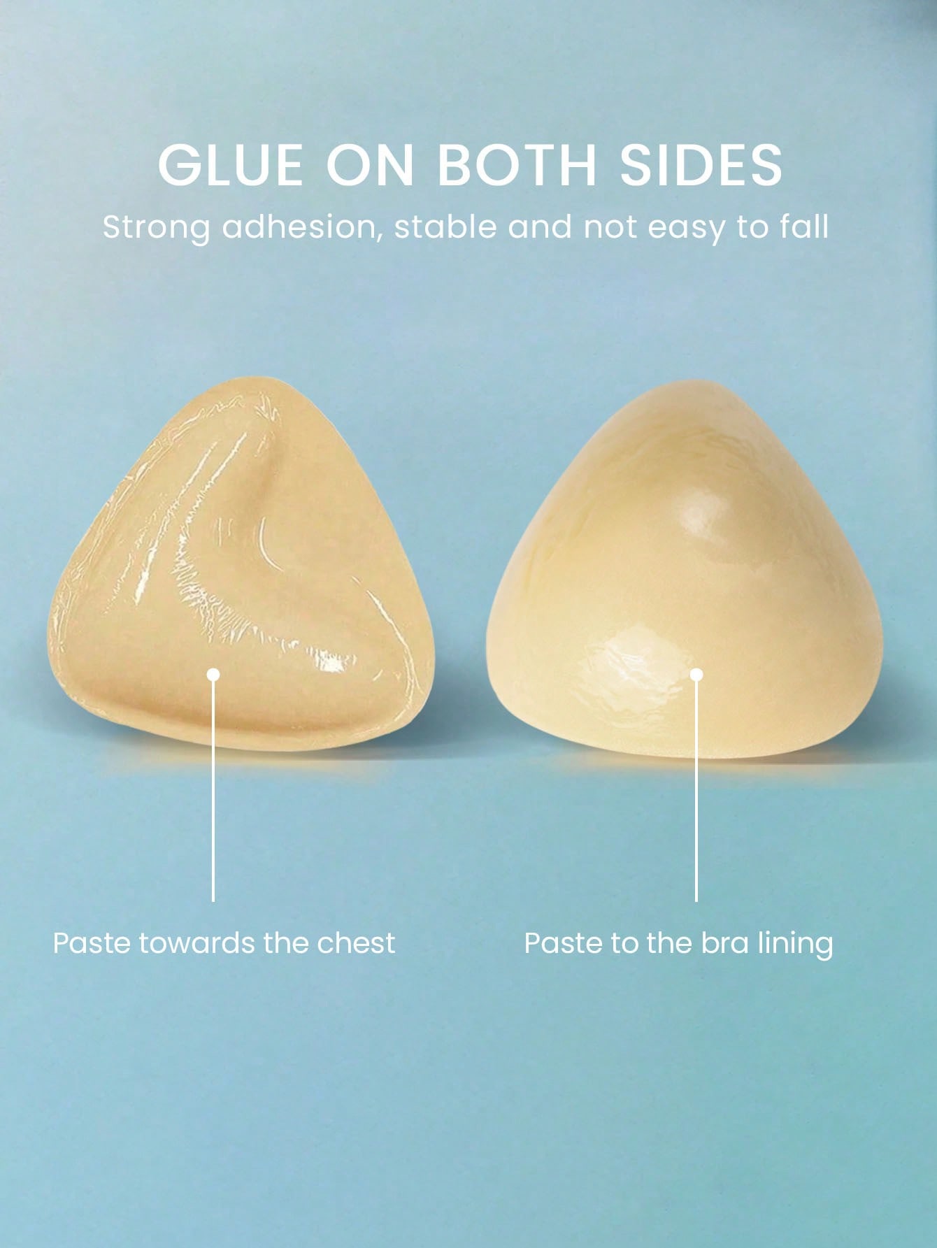 2pcs Reusable Double-Sided Adh - Strapless Bra Adhesive のレビューと価格